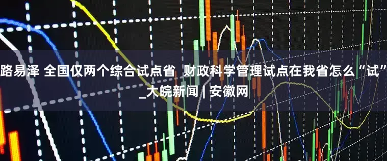 路易泽 全国仅两个综合试点省  财政科学管理试点在我省怎么“试”_大皖新闻 | 安徽网