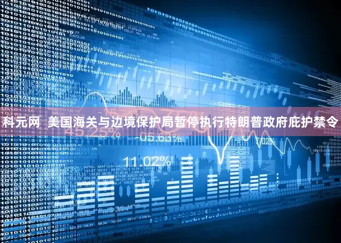 科元网  美国海关与边境保护局暂停执行特朗普政府庇护禁令