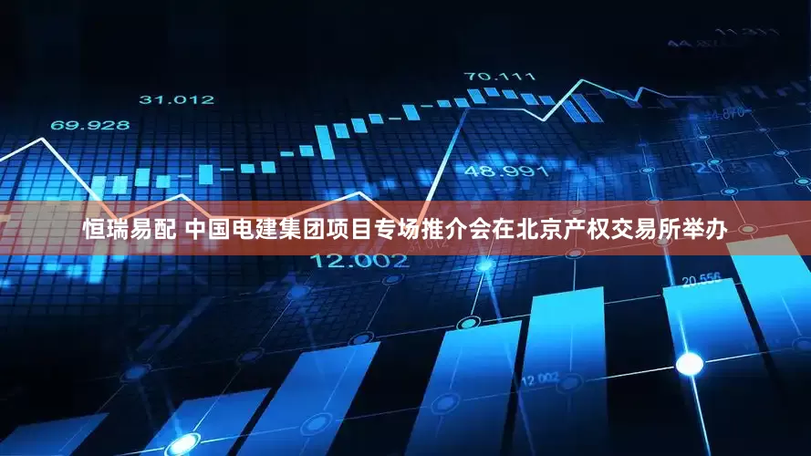 恒瑞易配 中国电建集团项目专场推介会在北京产权交易所举办