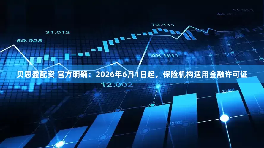 贝思盈配资 官方明确:2026年6月1日起,保险机构适用金融许可证