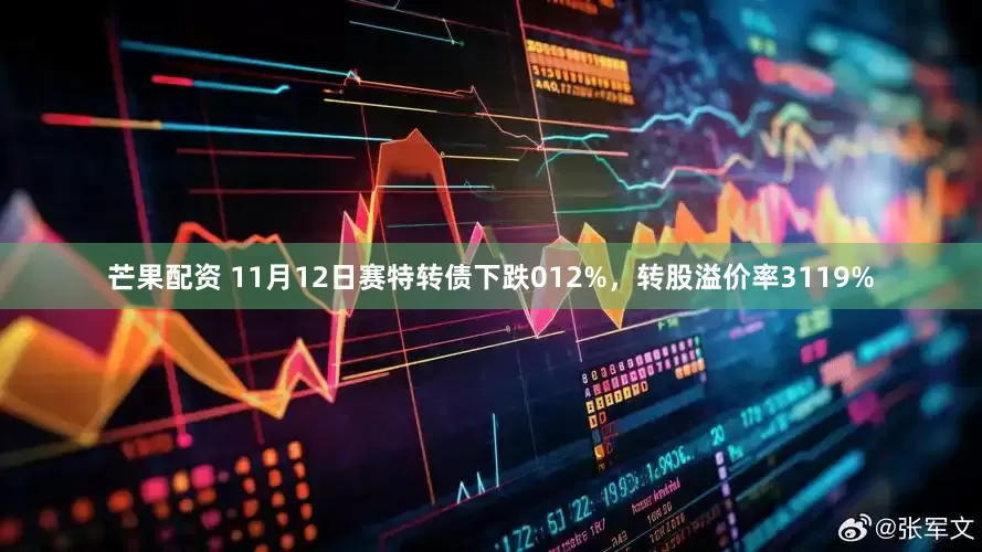 芒果配资 11月12日赛特转债下跌012%，转股溢价率3119%